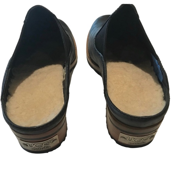 UGG brown leather mule, size 8, like new - Picture 3 of 7